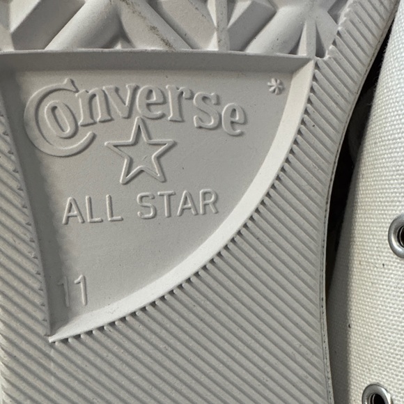 Converse White and Red Men's Shoes - Picture 4 of 5